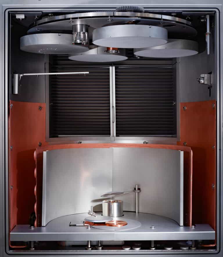 Beschichtungsanlage Innenansicht