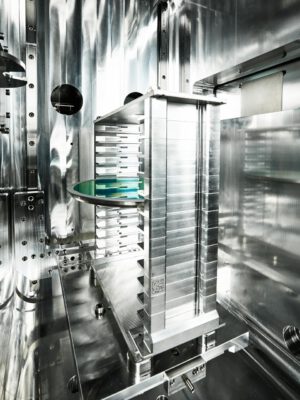 Detail einer Anlage aus der Beschichtungsindustrie