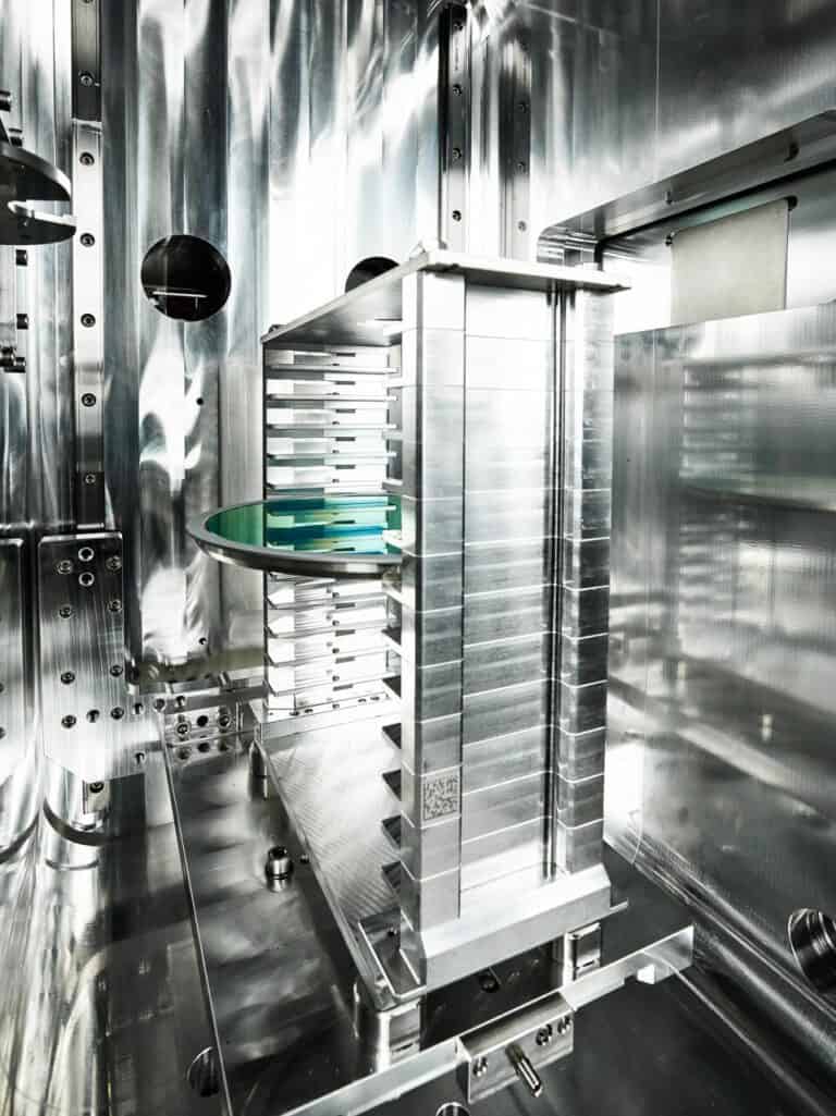 Detail einer Anlage aus der Beschichtungsindustrie