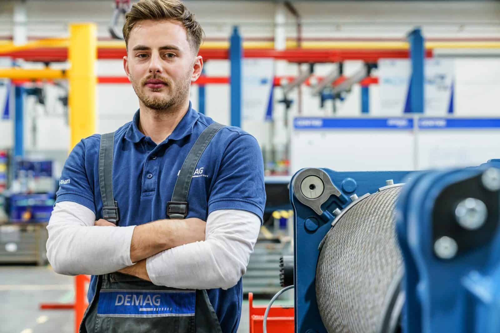 Arbeiter in der Produktion