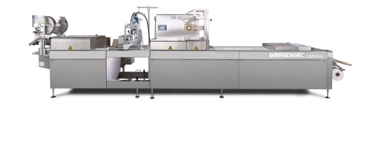 verpackungsmaschine-frontansicht Industrielle Verpackungsanlage